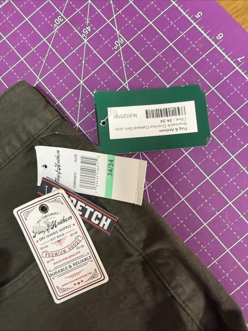 Flag & Anthem straight fit